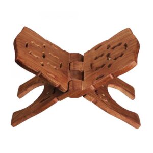 Wooden Hand Carved Holy Book Stand for Reading